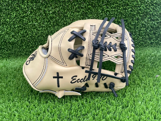 11.5" Steerhide Kip Diamond Web Eccles 9:10 Infielders Glove with Cross