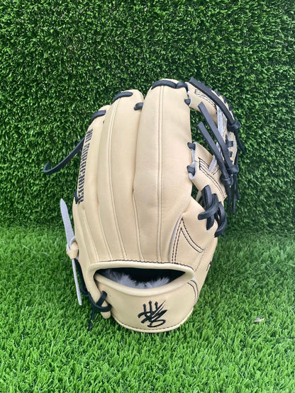 11.5" Steerhide Kip Diamond Web Eccles 9:10 Infielders Glove with Cross